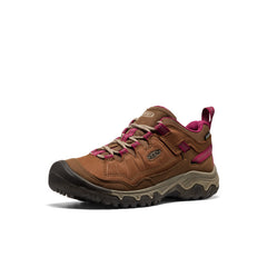 Women's Targhee IV Waterproof Hiking Shoe Bison/Beaujolais | Keen Outlet