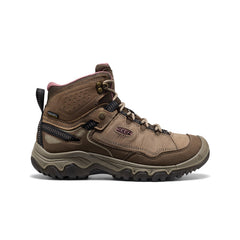 Women's Targhee IV Wide Waterproof Hiking Boot Brindle/Nostalgia Rose / Keen Sale