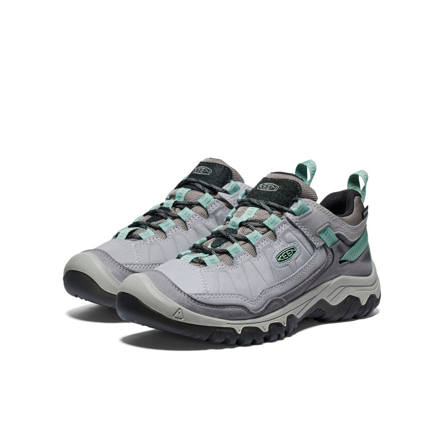 Women's Targhee IV Wide Waterproof Hiking Shoe Alloy/Granite Green | Kenn On Sale