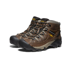 Men's Targhee II Mid Waterproof Hiking Boots Shitake/Brindle | Kenn On Sale
