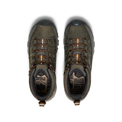 Men's Targhee III Waterproof Mid Wide Black Olive/Golden Brown / Keen Online