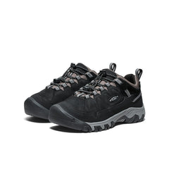 Big Kids' Targhee IV Waterproof Hiking Shoe Black/Steel Grey | Keen Outlet