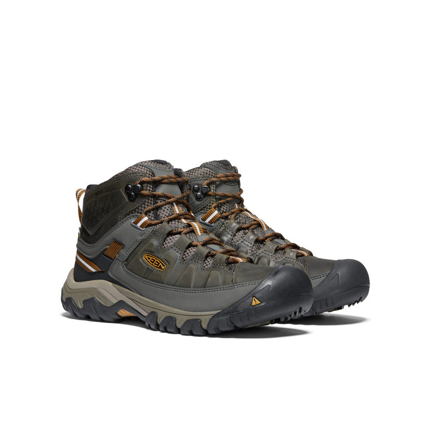 Men's Targhee III Waterproof Mid Black Olive/Golden Brown / Keen For sale