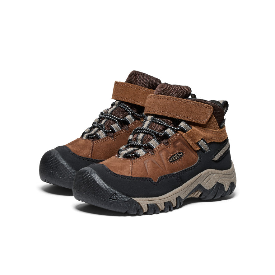 Little Kids' Targhee IV Waterproof Hiking Boot Bison/Brindle | Keen Discount
