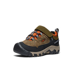 Little Kids' Targhee IV Waterproof Hiking Shoe Dark Olive/Gold Flame | Kenn On Sale