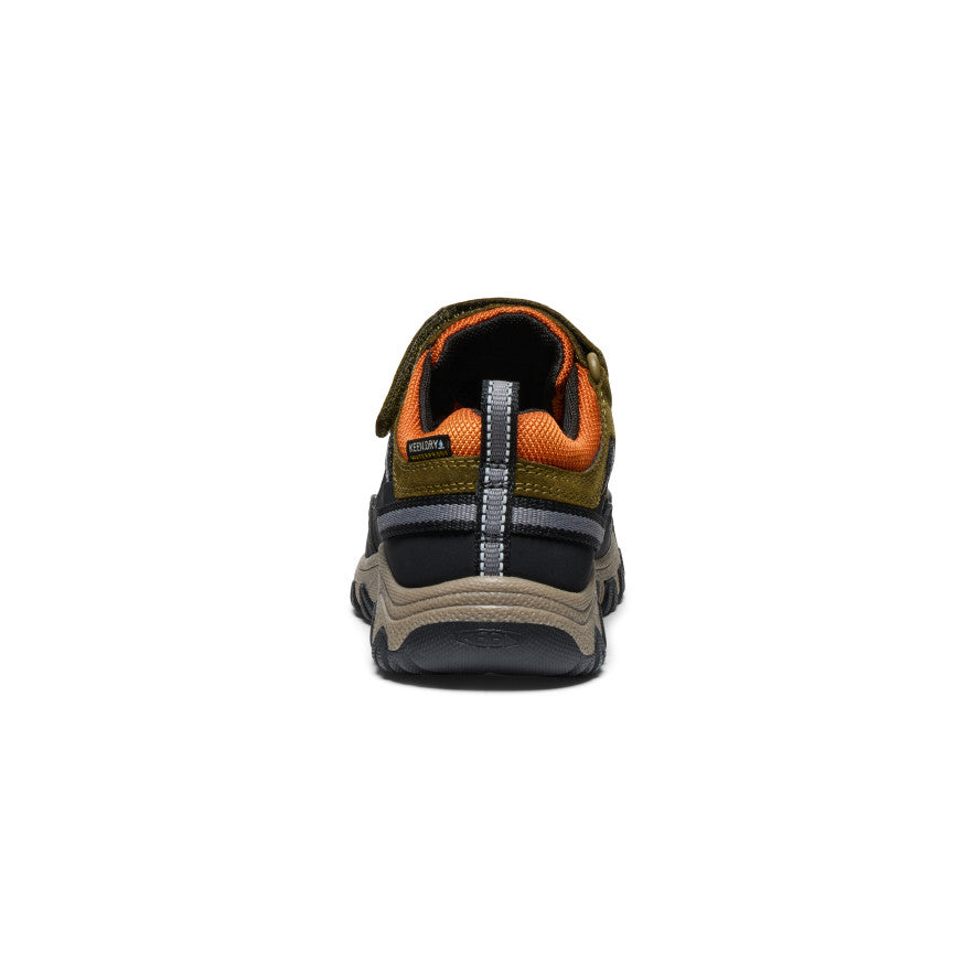 Little Kids' Targhee IV Waterproof Hiking Shoe Dark Olive/Gold Flame | Kenn On Sale
