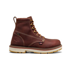 Men's Liberty 6" Waterproof 90° Heel Boot (Carbon Toe) Bombay Brown/Gum / Keen Sale