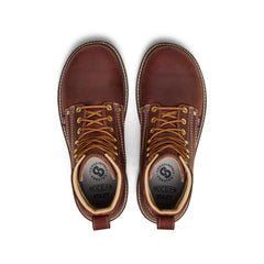 Men's Liberty 6" Waterproof 90° Heel Boot (Soft Toe) Bombay Brown/Gum / Keen For sale