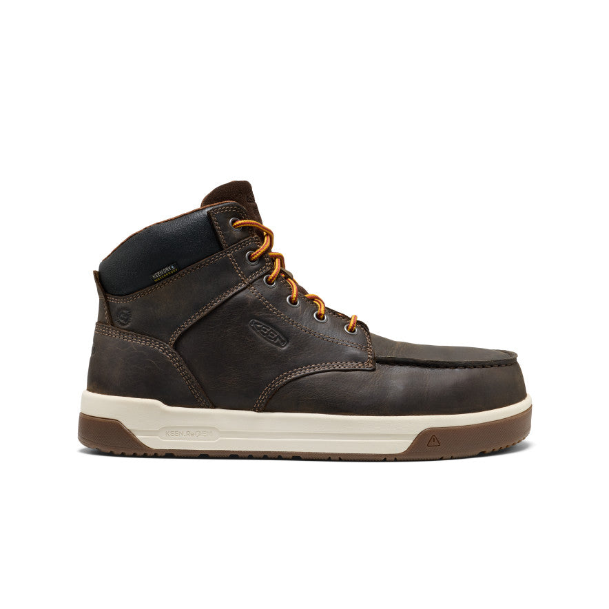 Men's Gibson Waterproof Work Boot (Carbon Toe) Cascade Brown/Gum | Keen Discount