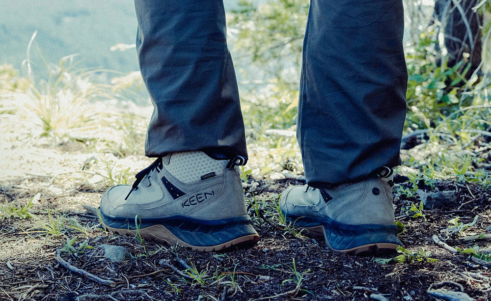 Men's Hightrail Waterproof Hiking Boot Safari/Steel Grey | Keen Discount