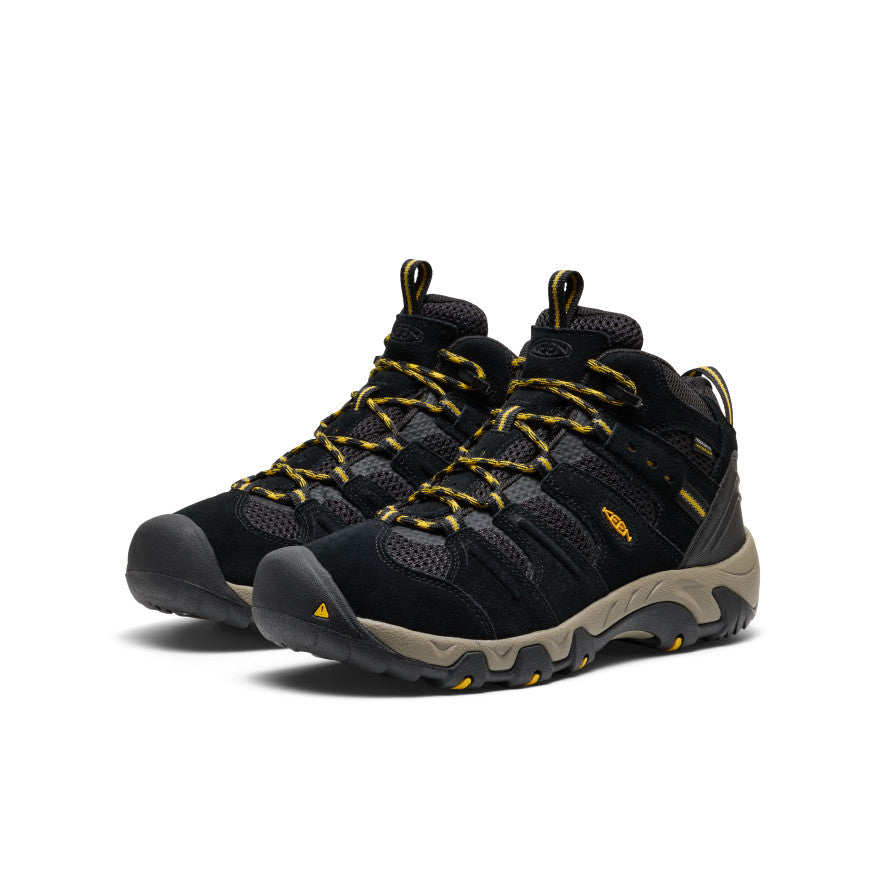 Men's Headout Waterproof Hiking Boot Black/Lemon Curry / Keen Online