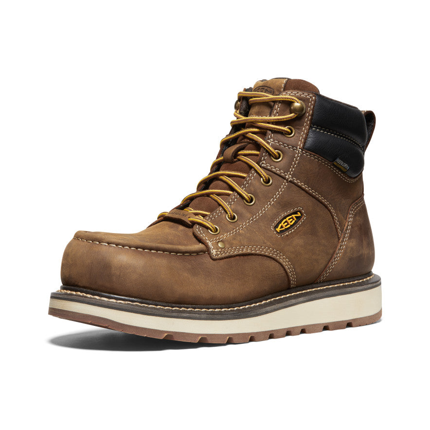 Men's Cincinnati 6" Waterproof Boot (Carbon Toe) Belgian/Sandshell / Keen For sale