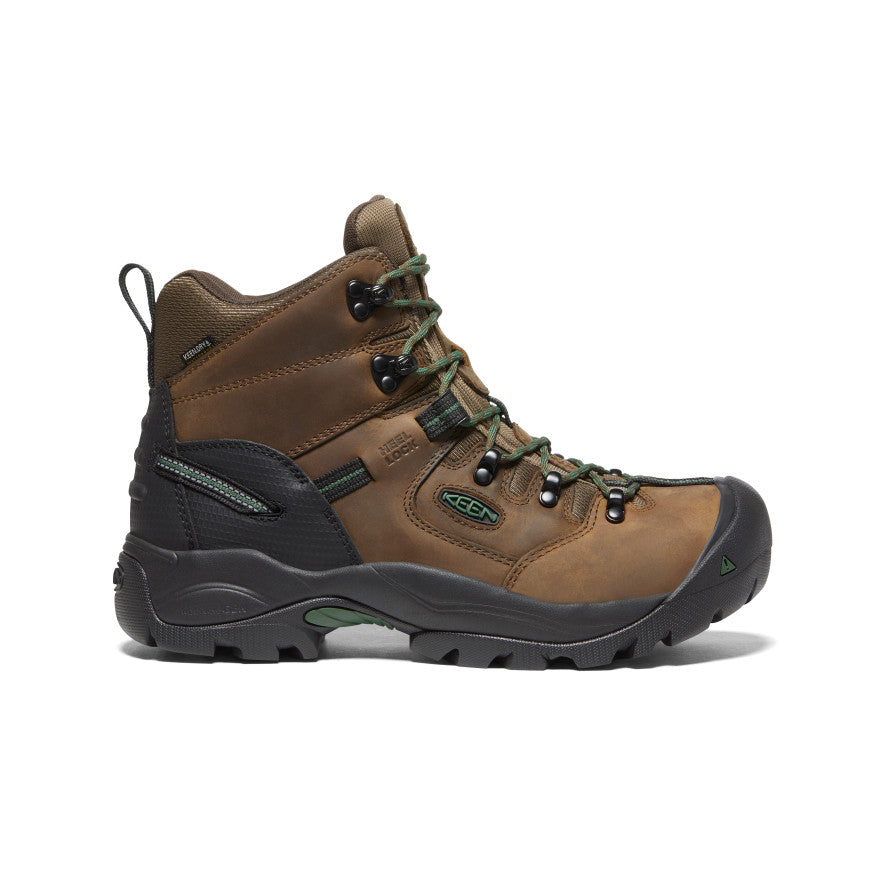 Men's Pittsburgh Energy 6" Waterproof Boot (Carbon Toe) Cascade Brown/Greener Pastures / Keen Online