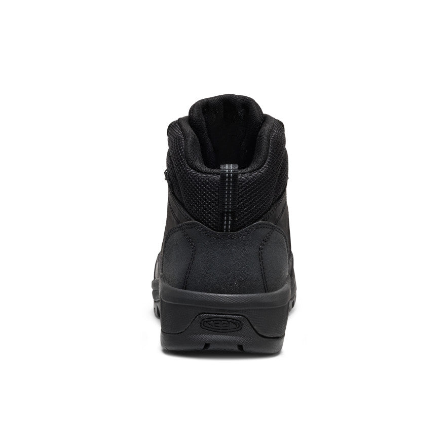 Men's Skokie Waterproof Work Boot (Soft Toe) Black/Black / Keen Sale