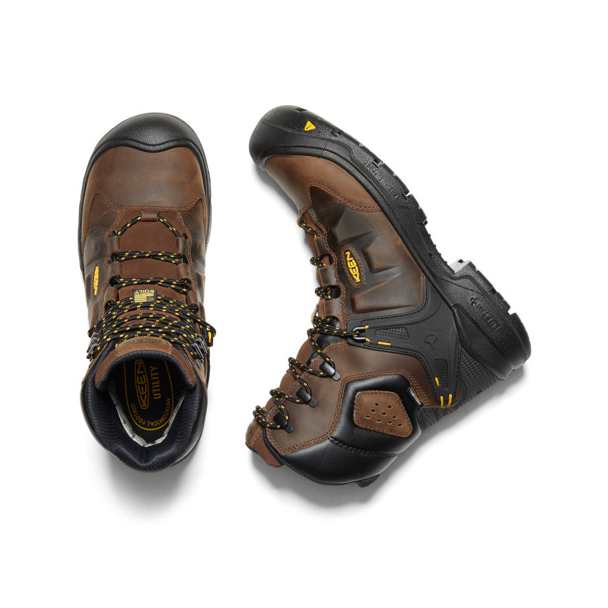 Men's Dover 8" Insulated Waterproof Boot (Carbon Toe) Dark Earth/Black / Keen For sale