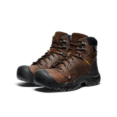 Men's Mt Vernon II 6" Waterproof Boot (Steel Toe) Dark Earth/Black | Kenn On Sale