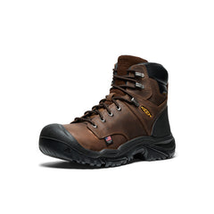 Men's Mt Vernon II 6" Waterproof Boot (Steel Toe) Dark Earth/Black | Kenn On Sale