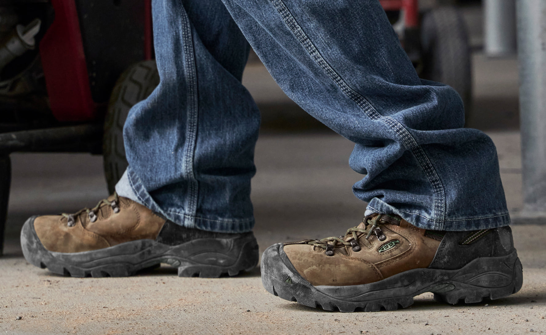Men's Pittsburgh Energy 6" Waterproof Boot (Soft Toe) Cascade Brown/Greener Pastures | Keen Discount