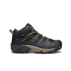 Men's Lansing Mid Waterproof (Steel Toe) Raven/Tawny Olive | Keen Outlet