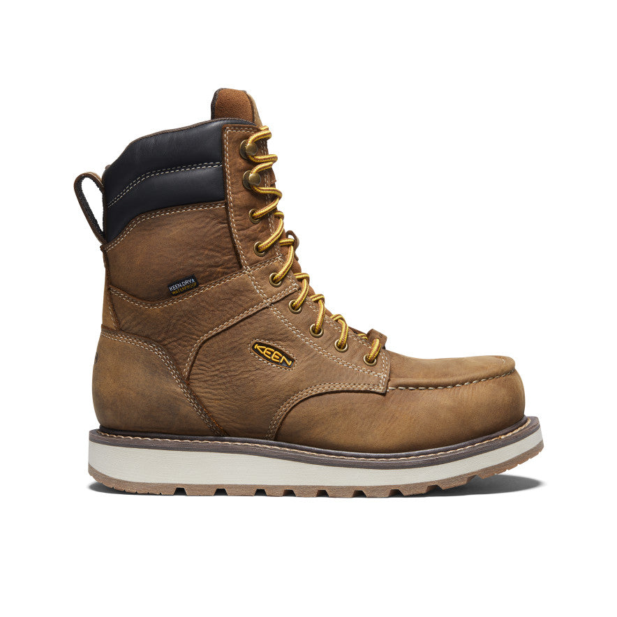 Men's Cincinnati 8" Waterproof Boot (Carbon Toe) Belgian/Sandshell | Keen Discount