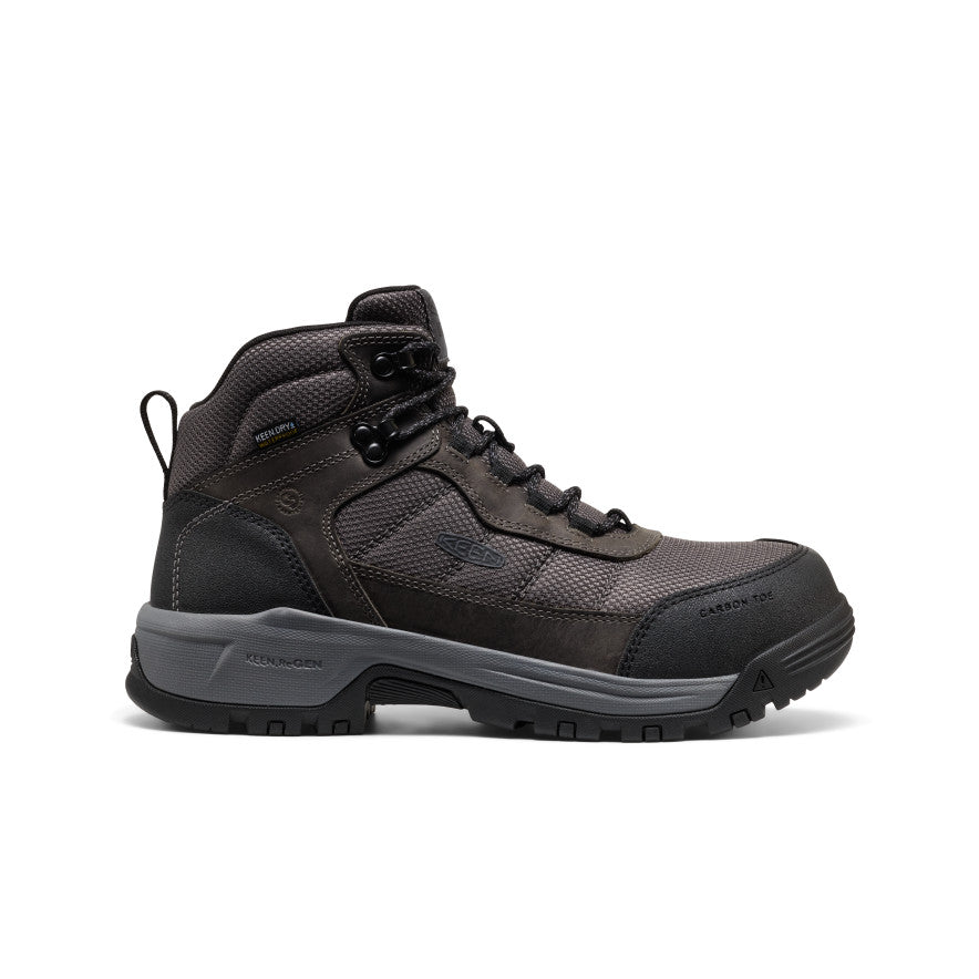 Men's Skokie Waterproof Work Boot (Carbon Toe) Magnet/Black / Keen Online