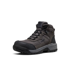 Men's Skokie Waterproof Work Boot (Carbon Toe) Magnet/Black / Keen Online