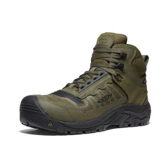 Men's Reno Mid Waterproof (Carbon Toe) Dark Olive/Black / Keen Online