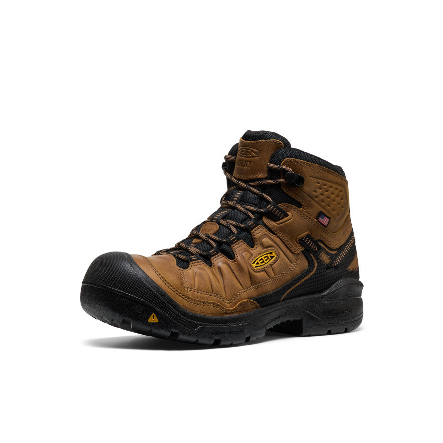 Men's Targhee IV Waterproof Work Boot (Soft Toe) Belgian/Black / Keen Sale