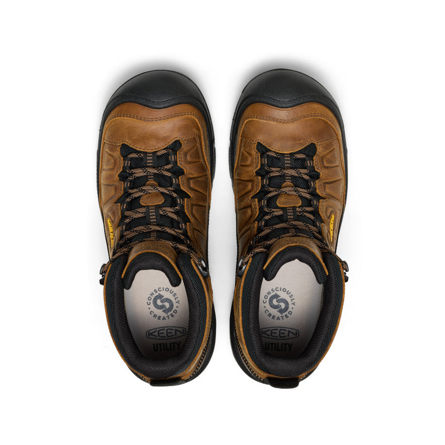 Men's Targhee IV Waterproof Work Boot (Soft Toe) Belgian/Black / Keen Sale
