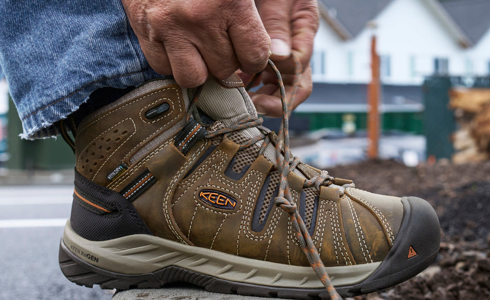 Men's Flint II Waterproof Mid (Soft Toe) Black Olive/Brindle | Kenn On Sale