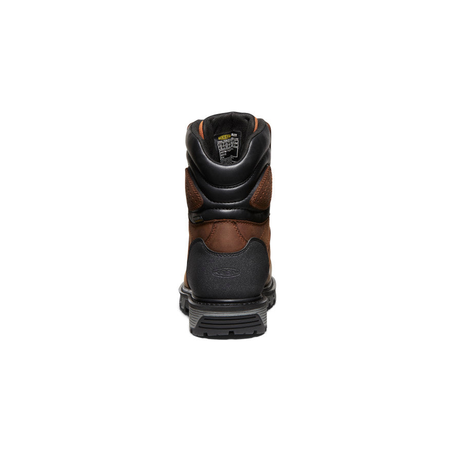 Men's Camden 8" Insulated Waterproof Boot (Carbon Toe) Leather Brown/Black / Keen Online