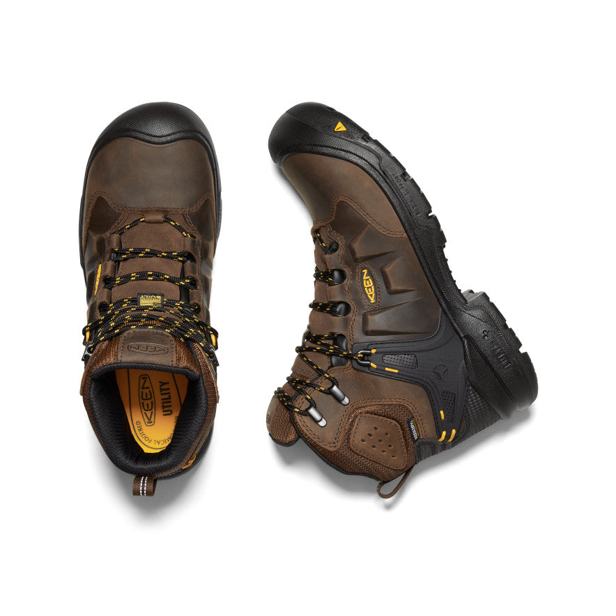 Men's Dover 6" Waterproof (Carbon Toe) Dark Earth/Black / Keen Online