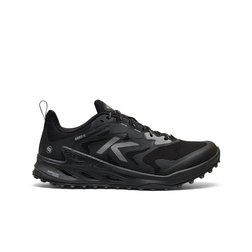 Men's Zionic NXT Waterproof Hiking Shoe Triple Black / Keen For sale