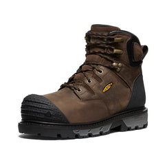 Men's CSA Camden 6" Waterproof Boot (Carbon Toe) Dark Earth/Black | Keen Outlet