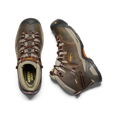 Men's Detroit XT Waterproof Boot (Soft Toe) Black Olive/Leather Brown | Kenn On Sale