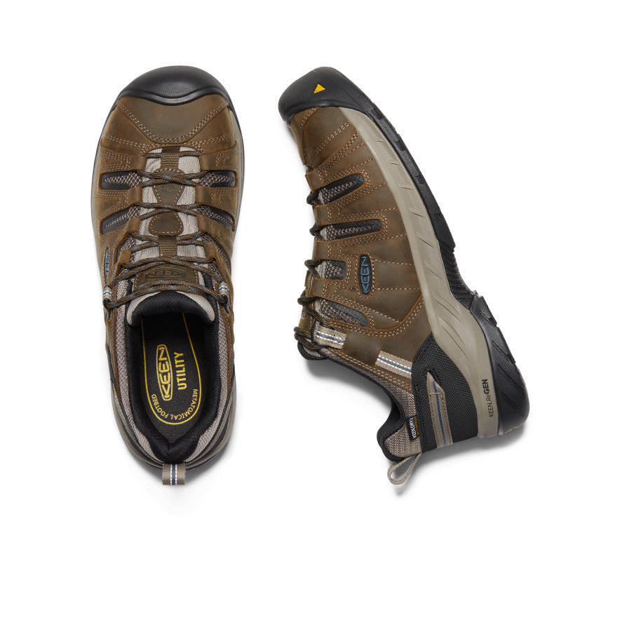 Men's Flint II Waterproof (Steel Toe) Cascade Brown/Orion Blue / Keen Online