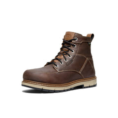 Men's San Jose 6" Waterproof 90° Heel Boot (Aluminum Toe) Bison/Black / Keen For sale