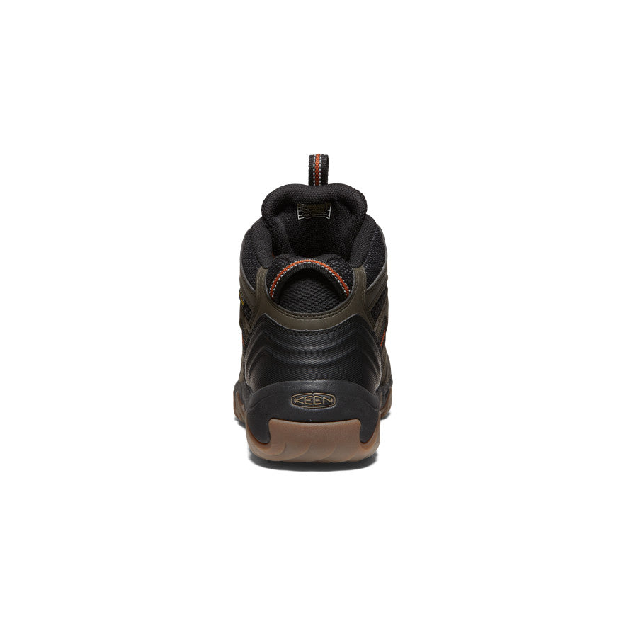 Men's Headout Waterproof Hiking Boot Black Olive/Fossil Orange | Keen Discount
