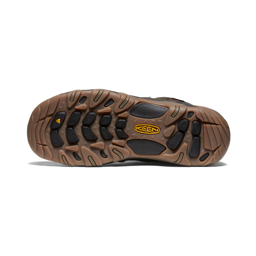 Men's Headout Waterproof Hiking Boot Black Olive/Fossil Orange | Keen Discount