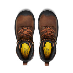 Men's Camden 6" Waterproof Boot INT MET (Carbon Toe) Leather Brown/Black | Keen Outlet