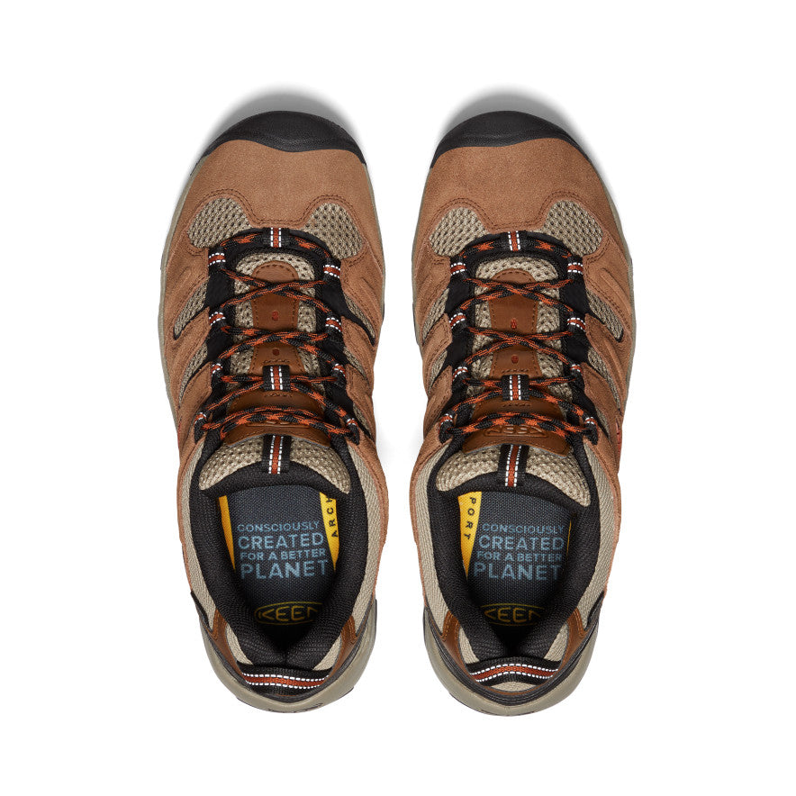 Men's Headout Waterproof Hiking Shoe Bison/Fossil Orange | Kenn On Sale