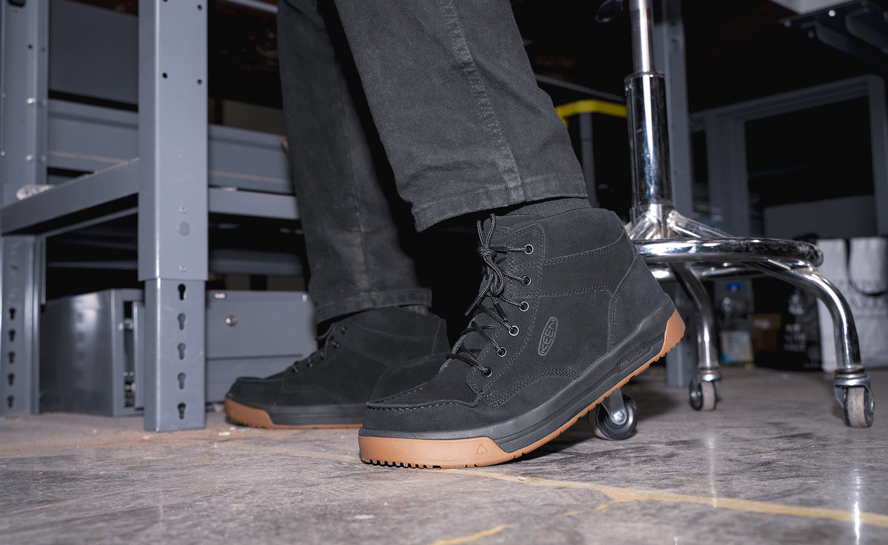 Men's Gibson Boot (Soft Toe) Belgian/Gum / Keen Online