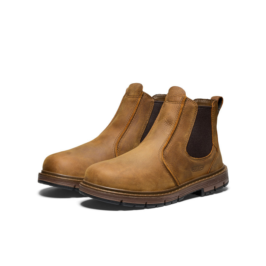 Men's San Jose Chelsea 90° Heel Boot (Soft Toe) Belgian/Gum | Keen Outlet