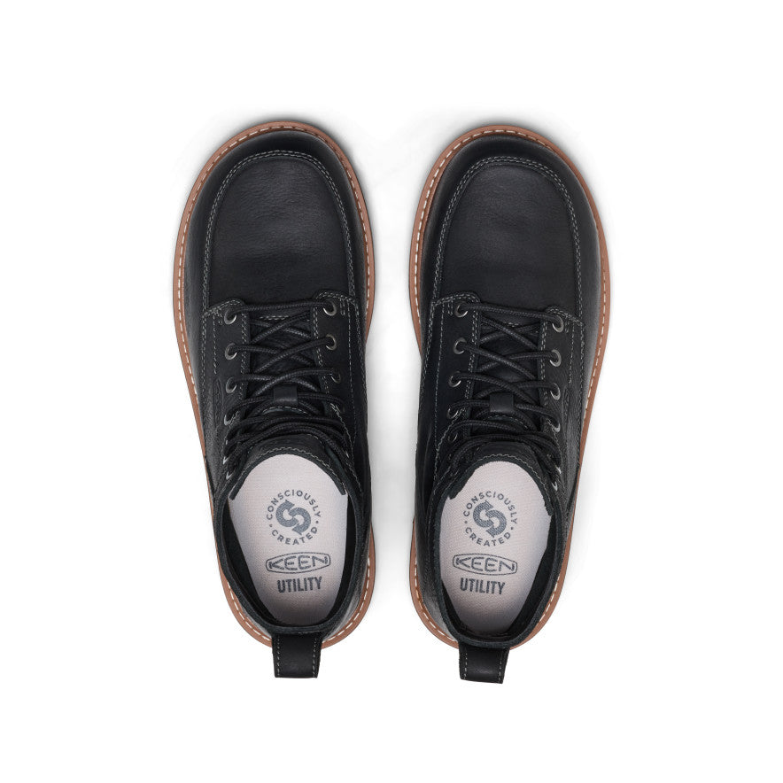 Men's San Jose 6" Boot (Aluminum Toe) Black/Caramel Cafe / Keen Online