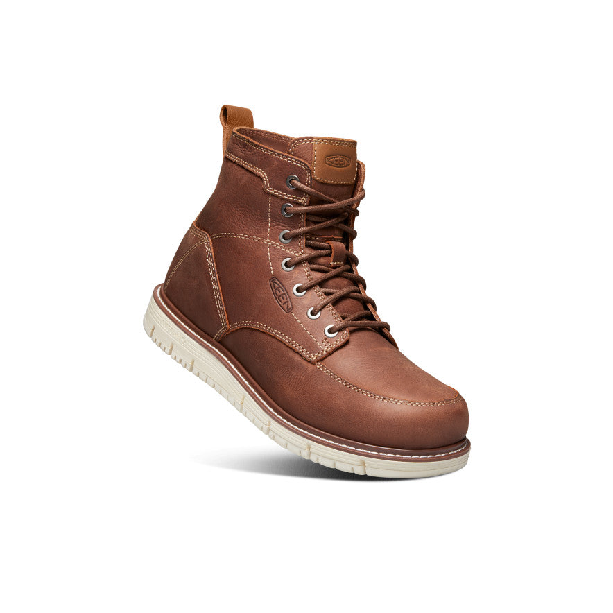 Men's San Jose 6" Boot (Soft Toe) Gingerbread/Off White / Keen Online