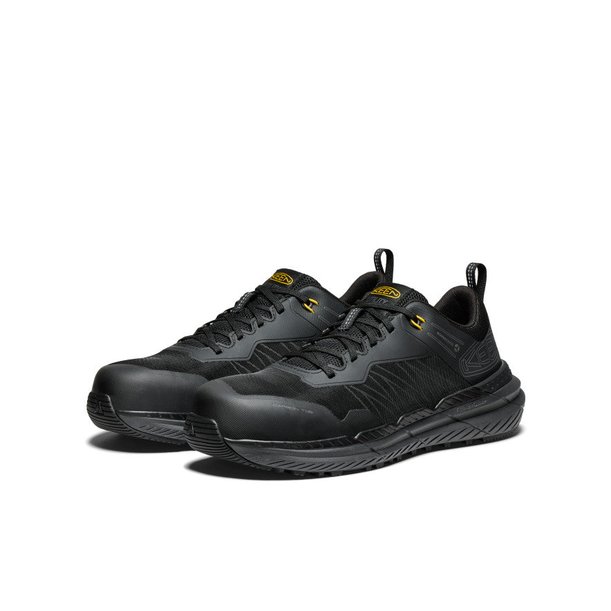 Men's Speedworks Work Sneaker (Carbon Toe) Black/Steel Grey / Keen For sale