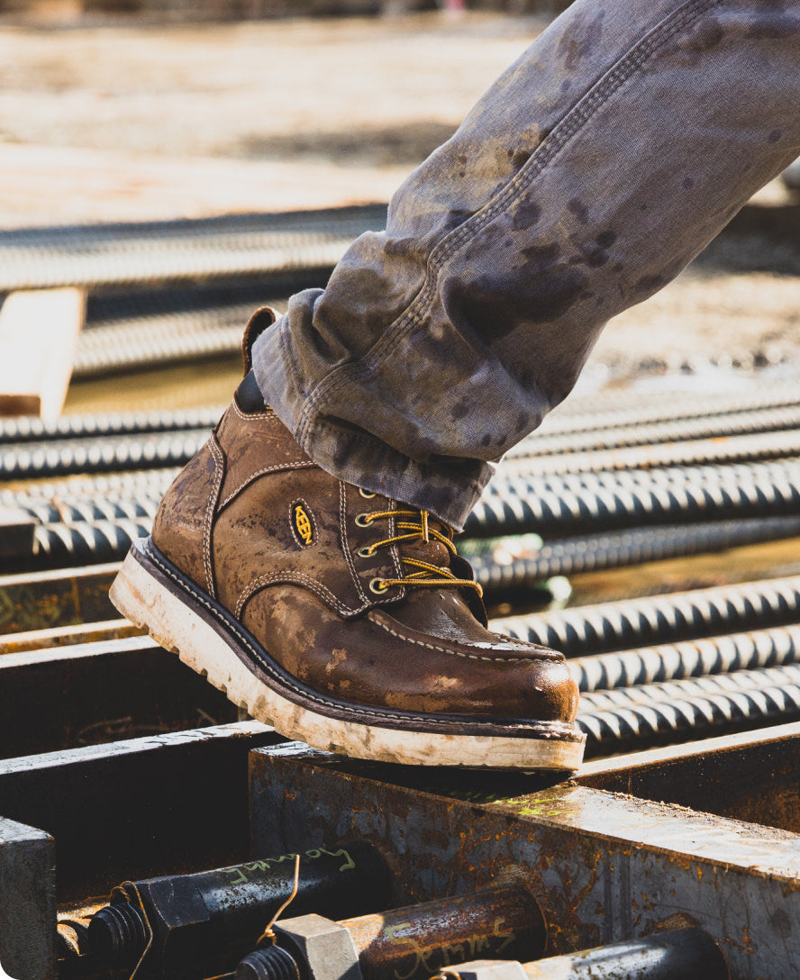 Men's Cincinnati 6" Boot (Soft Toe) Belgian/Sandshell | Kenn On Sale