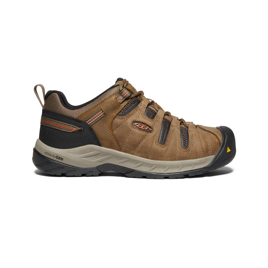 Men's Flint II (Steel Toe) Shitake/Rust / Keen For sale