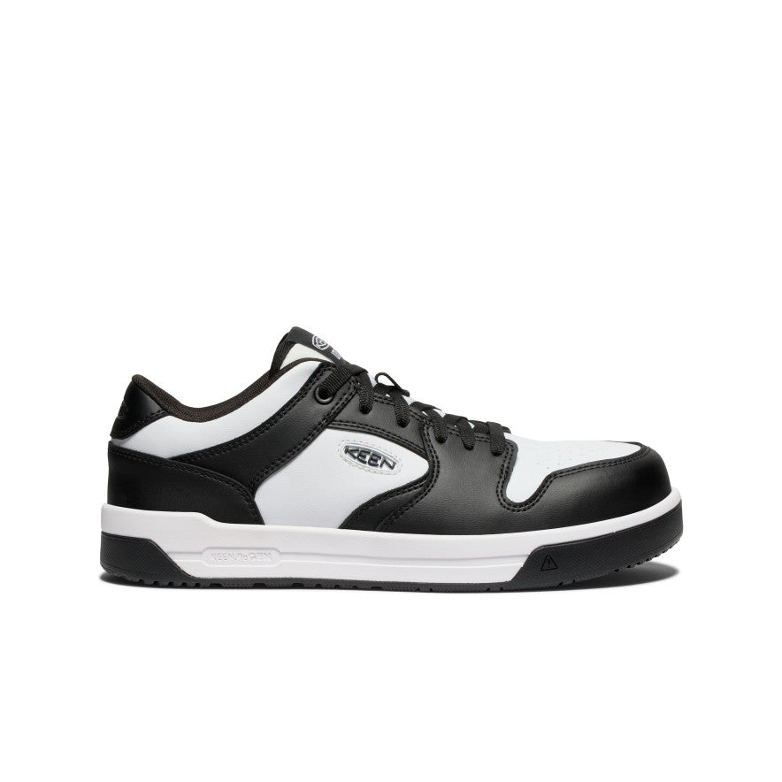 Men's Overton Work Shoe (Carbon Toe) Star White/Black / Keen For sale