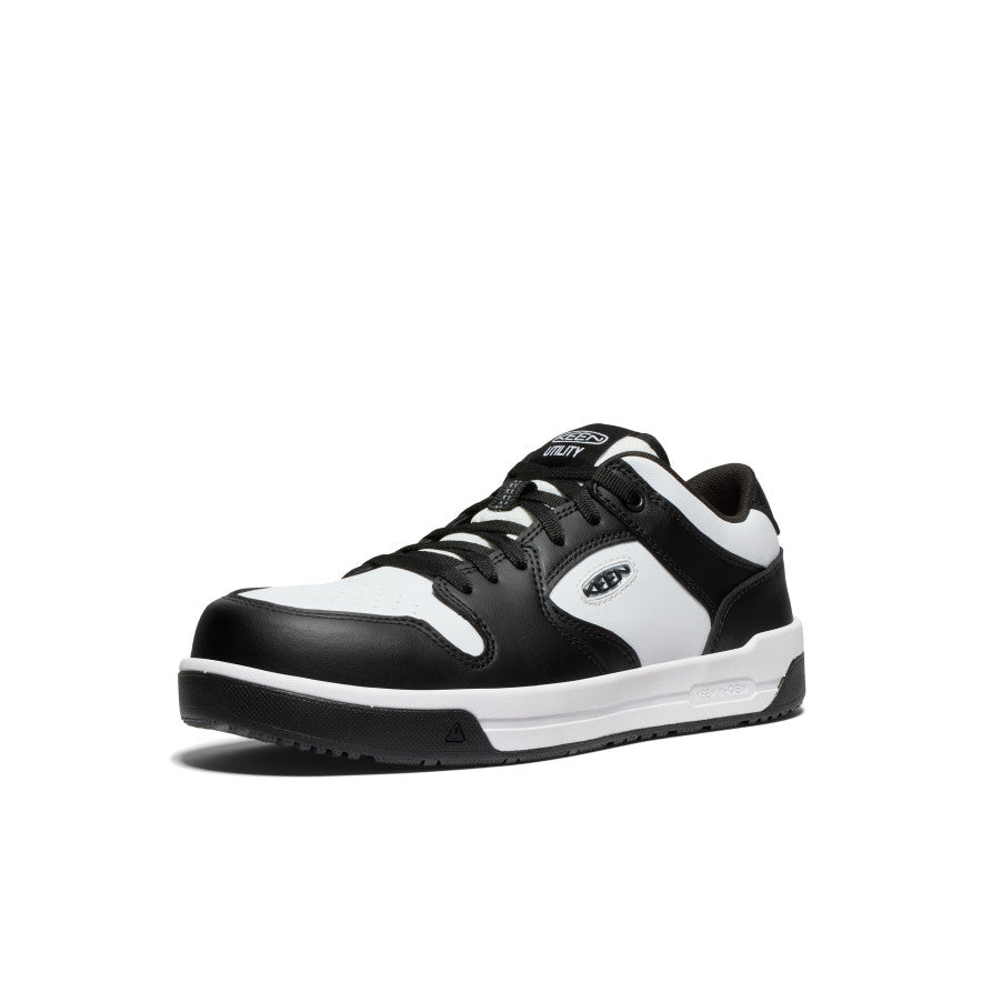 Men's Overton Work Shoe (Carbon Toe) Star White/Black / Keen For sale